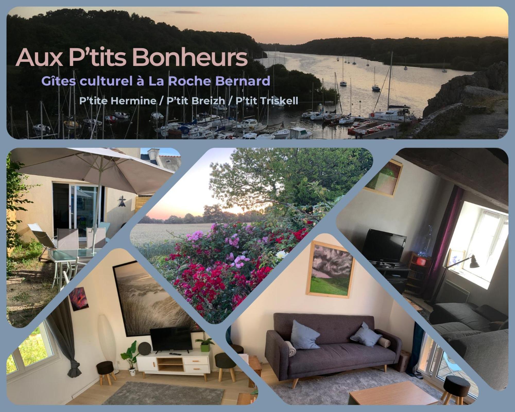 Aux Petits Bonheurs, Gites Culturel A La Roche Bernard Férel Exteriér fotografie